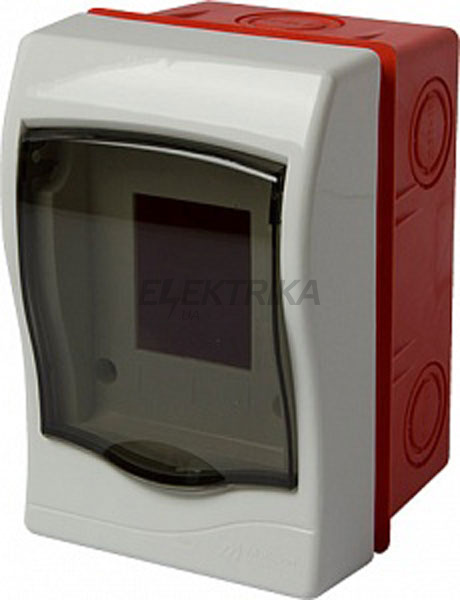Корпус пластиковий 2-модульний e.plbox.stand.w.02 вбудований