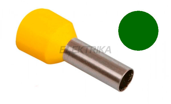 Накінечник-гільза Е16-12 16мм2 зелений, 20шт