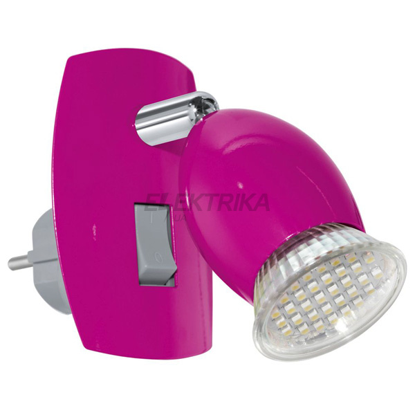 Бра в розетку "Brivi 1" 1х2, 5Вт GU10 LED, рожевий, 92922
