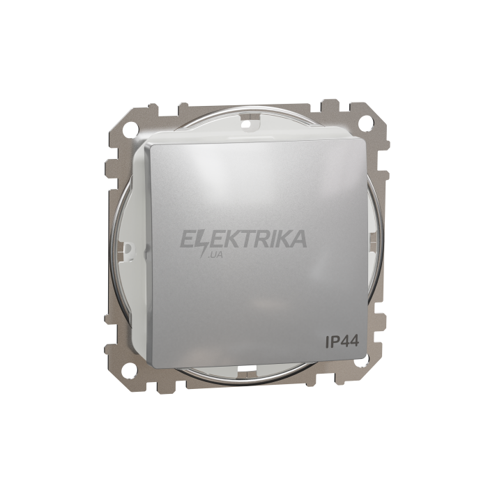 Одноклавішний перемикач IP44 Алюміній Sedna Design Schneider Electric SDD213106