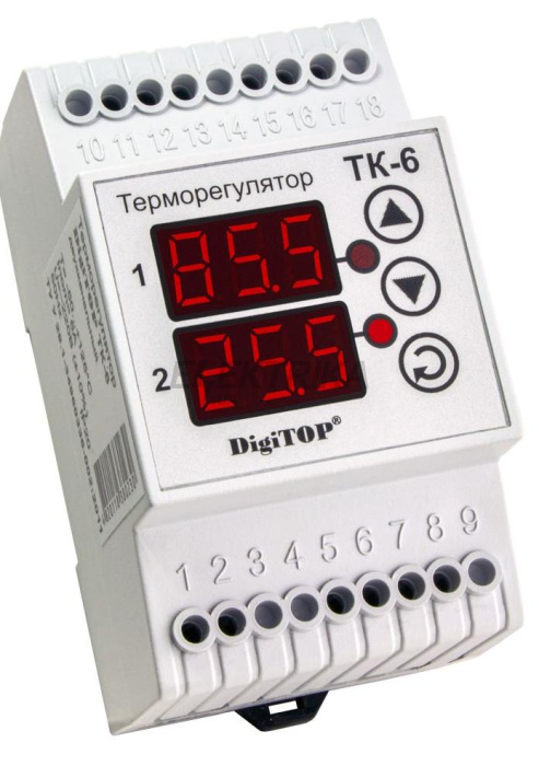 Терморегулятор ТК-6 6A digitop (ТК-6)