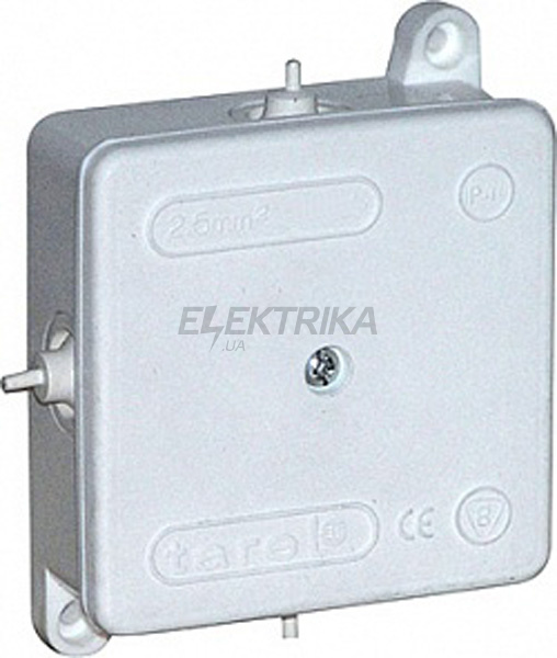 Коробка монтажна пластикова 4, IP44, 380 В, 5x2.5
