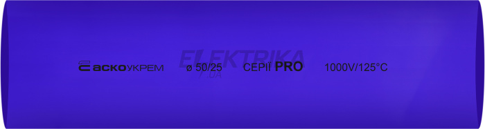 Термоусаджувальна трубка 50,0/25,0 шт. (1м) синя серії PRO(A0150040606)
