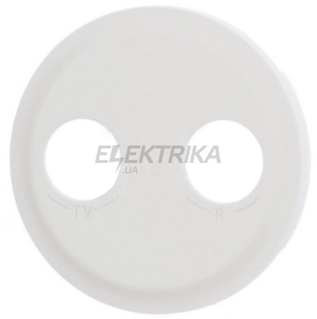 Лицьова панель, програма Celiane, TV-FM розетки кат. №67383/84/85, білий