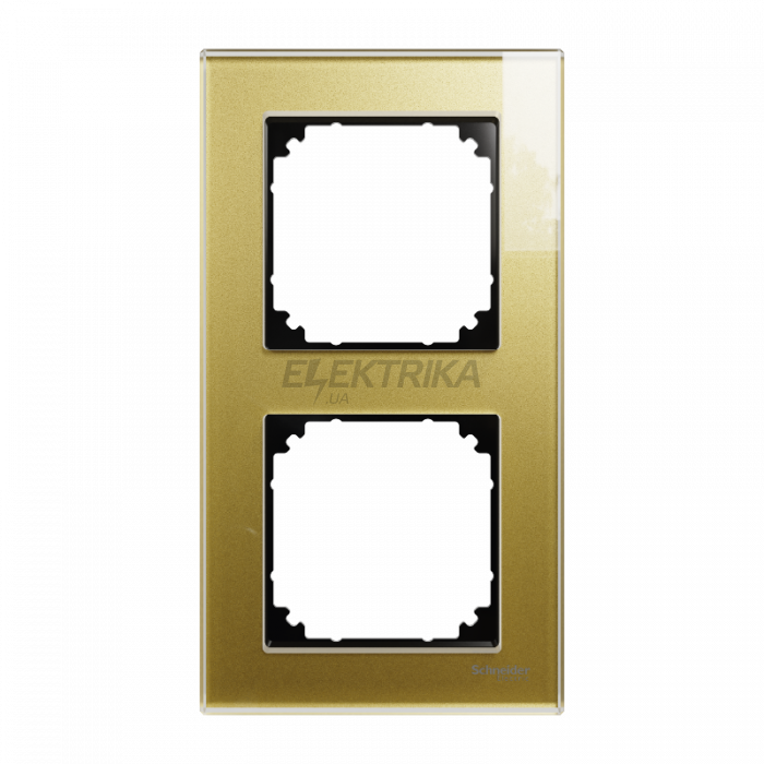 Рамка скло M-Elegance 2-а., «Золото», (MTN4020-3241)