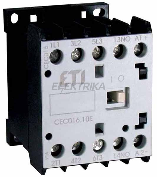 Контактор мініатюрний CEC 16.01-110V-50/60Hz (16A; 7,5kW; AC3)