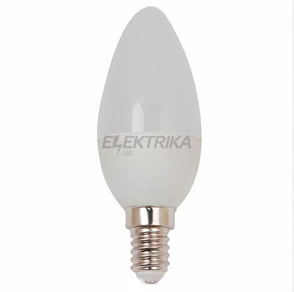 Світлодіодна лампа свічка LED 6w E14 6400k
