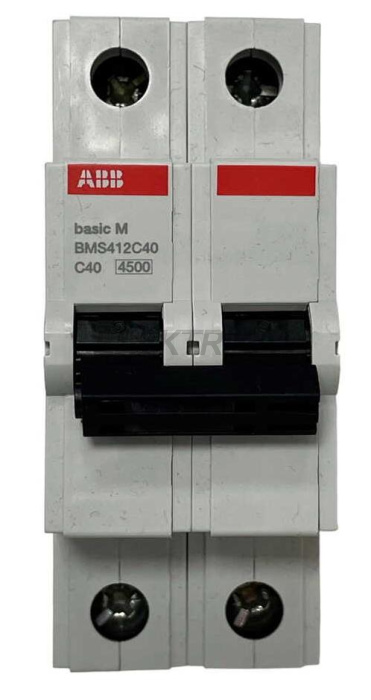 Автоматичний вимикач ABB basic M 2P C40 (2CDS642041R0404)
