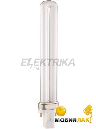 Лампа енергозберігаюча DeLux PL TUBE PL9W 2700K G23 (10008020)