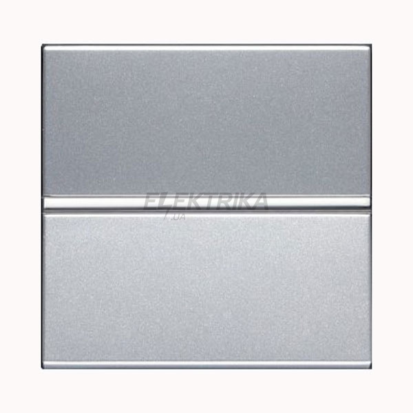Кнопка 1-кл. з н/з контактом Zenit N2204.6 PL, срібло