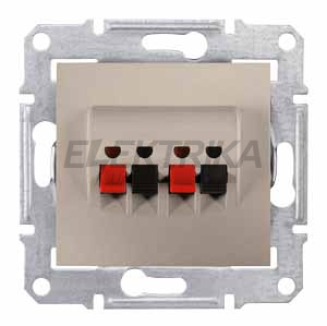 Аудіорозетка Schneider Electric Sedna титан (SDN5400168)