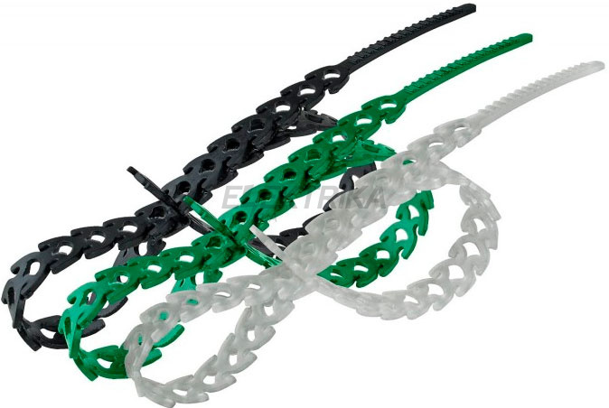 Стяжка кабельна Schneider Electric Rapstrap 10х300 мм (24 шт) білий (IMT38071)