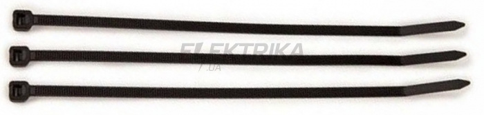 Стяжка кабельна Lectris 8x500 мм чорна 100 шт (03LCZC00LAXBK)