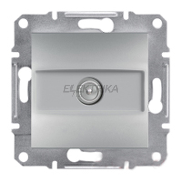 Розетка SAT прохідна Schneider Electric Asfora 4дб алюміній (EPH3700261)