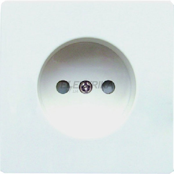 Панель e.lux.12211L.pn.white для розетки без з/к, біла