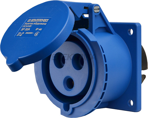 Розетка вбудована серії UCombi 3P 32A IP 44 (A0080010159)