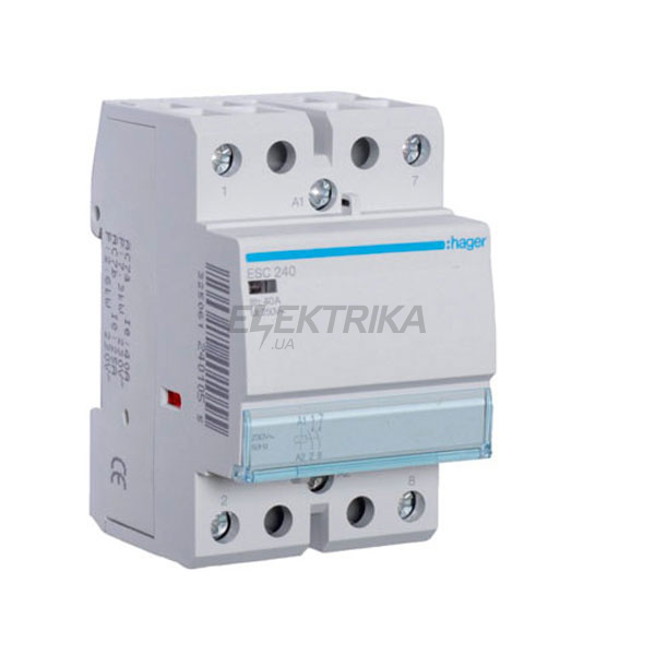 Контактор стандарт 40A, 2НО, 230В