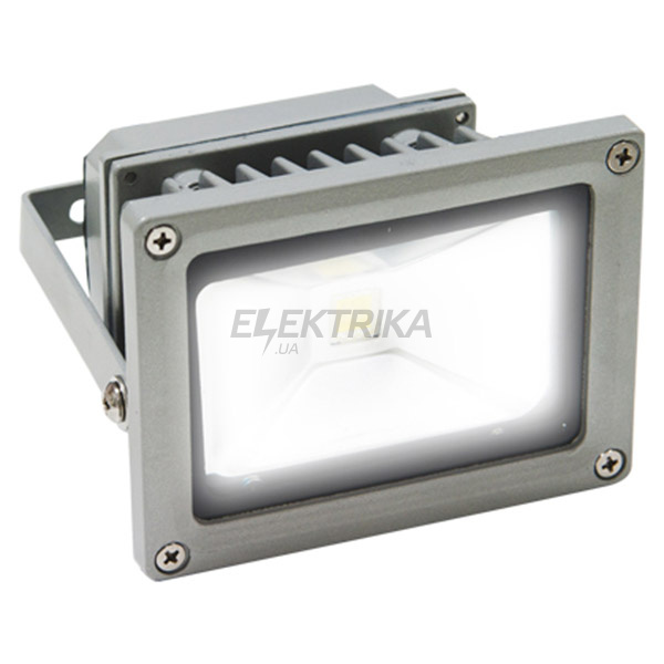 LL-122 1LED 10W білий 6400K 230V (115*86*85mm) Срібло IP65