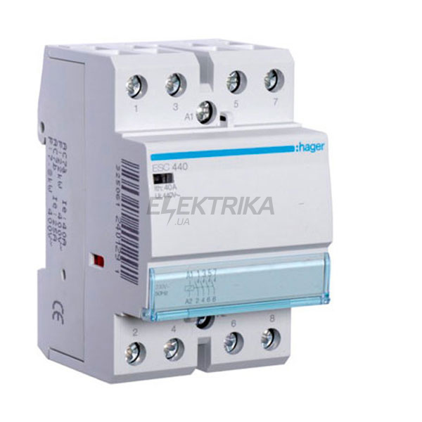 Контактор стандарт 40A, 4НО, 230В
