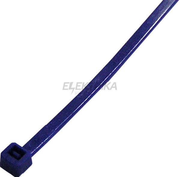 Кабельна стяжка e.ct.stand.280.4.blue (100шт), синя
