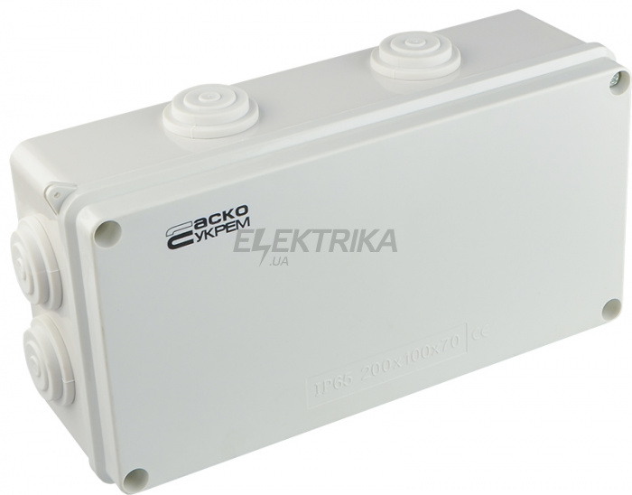 Коробка розподільна АСКО-УКРЕМ РК 200*100*70 (TY-RA) (A0150170021)