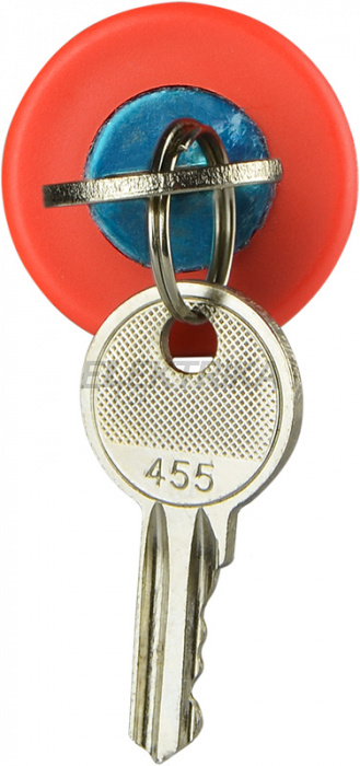 Кнопка аварійна АСКО-УКРЕМ XB2-ES74 d30mm із ключем (A0140050024)