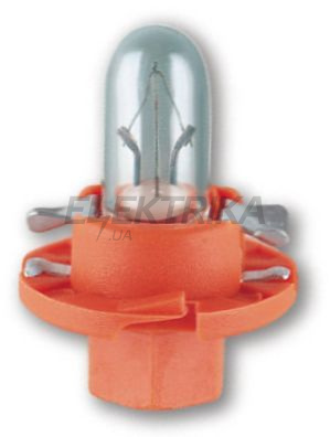 Автомобільна лампа 12В 1,1Вт BAX BX8,4D ORANGE