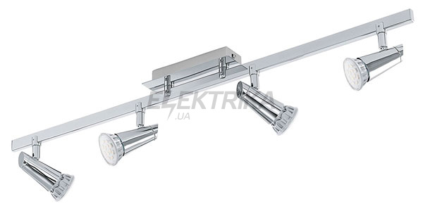 Світильник стельовий "Tabbio" 4x5W GU10 LED, хром, 92528