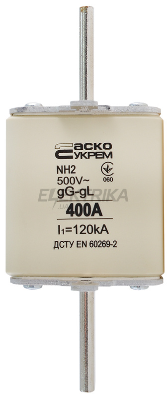 Запобіжник ножовий плавкий АСКО-УКРЕМ NH2 400A gG (A0050010037)