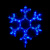 Гірлянда зовнішня DELUX MOTIF Snowflake 40см 12 flash синій IP44 EN (90012962)