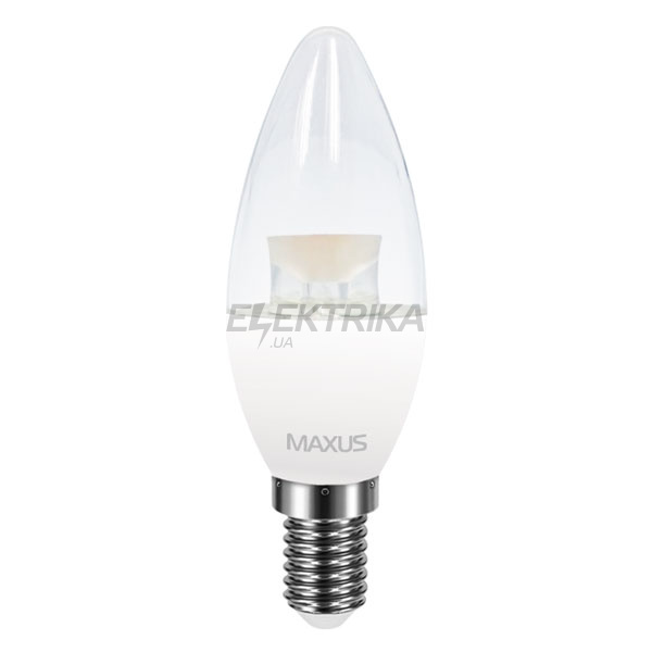 Світлодіодна лампа C37 CL-C 4W яскраве світло E14 (1-LED-5314)