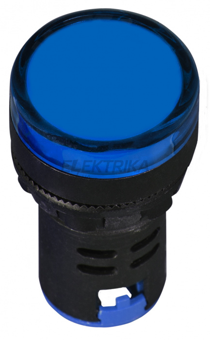 Сигнальна арматура АСКО-УКРЕМ AD22-22DS 12V АC/DC синій (A0140030164)