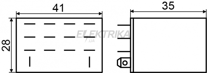 Реле проміжне АСКО-УКРЕМ LY4 (АС 36 V) (A0090070008)