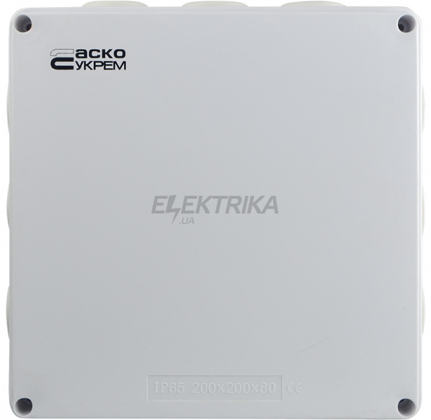 Коробка розподільна АСКО-УКРЕМ РК 200*200*80 (TY-RA) (A0150170023)