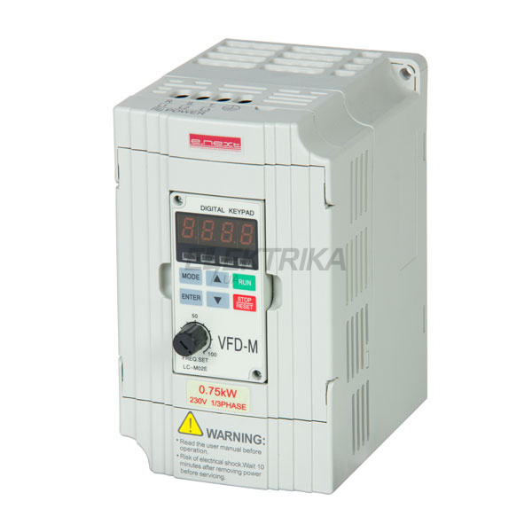 Перетворювач частотний ef-drive.0R7.S 0,7 кВт 1ф/220В