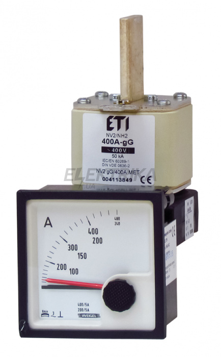 Плавка вставка запобіжник ETI NH2 gG 400A/400V MET 004113849