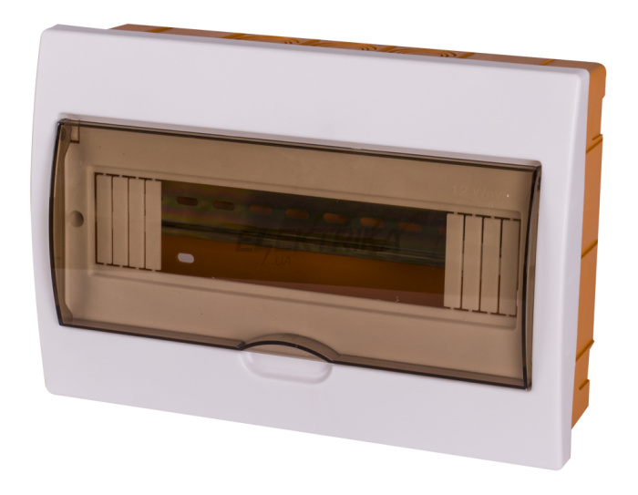 Корпус пластиковий 12-модульний e.plbox.stand.w.12k, вбудований (s029103)