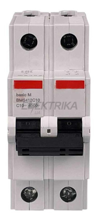 Автоматичний вимикач ABB basic M 2P C10 (2CDS642041R0104)