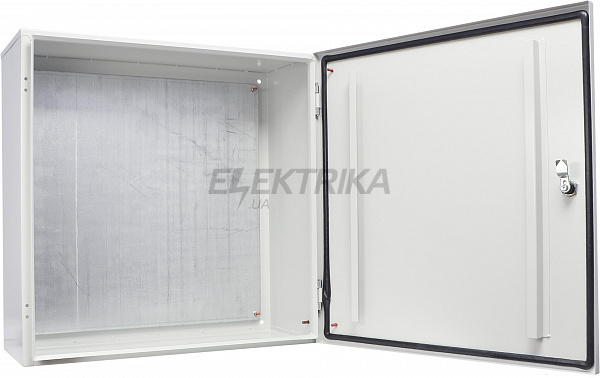 Корпус з монтажною панеллю металевий 60*60*25, IP54, серії UBox (A0260020022)
