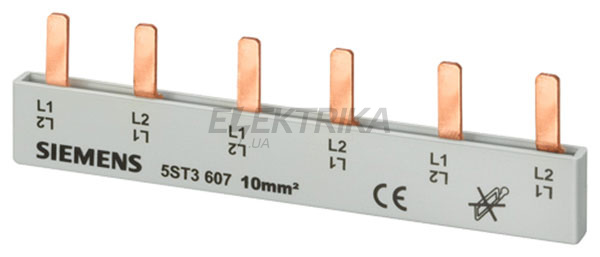 ЗБІРНА ШИНА ШТИР SIEMENS 10КВ.ММ, 6X2-ФАЗН.