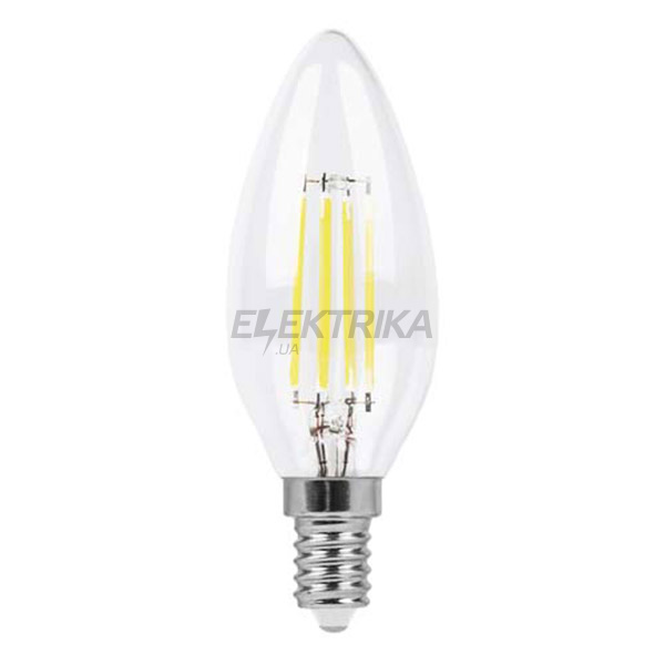 Світлодіодна лампа LB-58 C37 230V 4W 400Lm E14 2700K