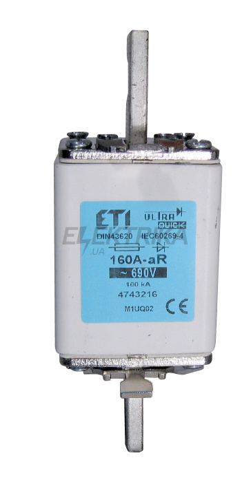 Плавка вставка запобіжник ETI M3UQ02/800A/690V 004745230