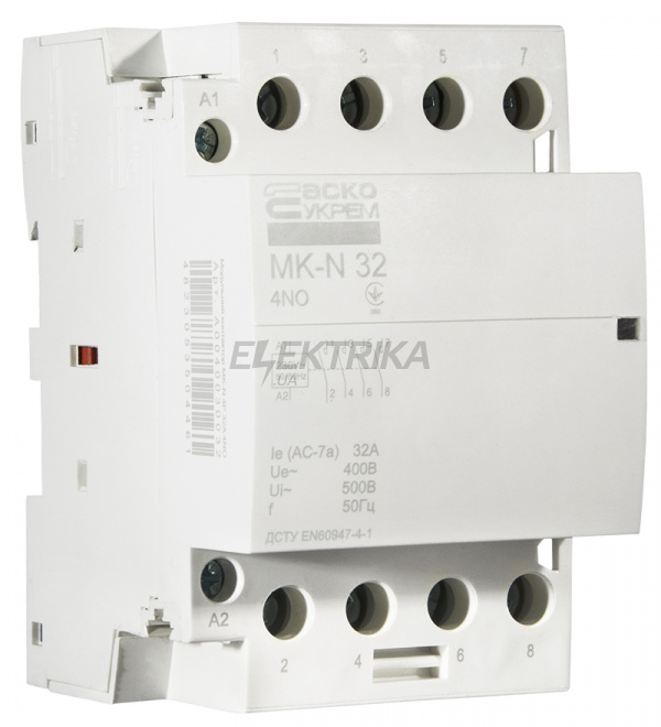 Контактор модульний АСКО-УКРЕМ MK-N 4P 32A 4NO (A0040030032)