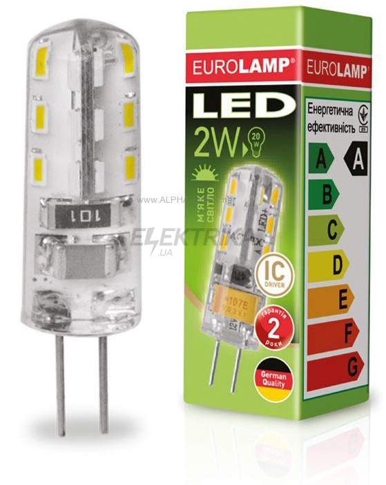 Лампа LED G4 3000K 12V EUROLAMP (G4 3000K 12V)