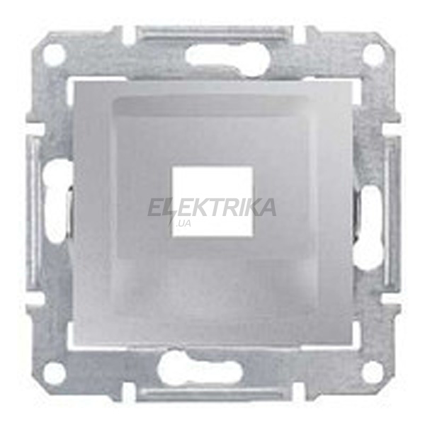 Супорт для конекторів 1м RDM КАТ5Е 6 UTP Schneider Electric Sedna алюміній (SDN4300460)