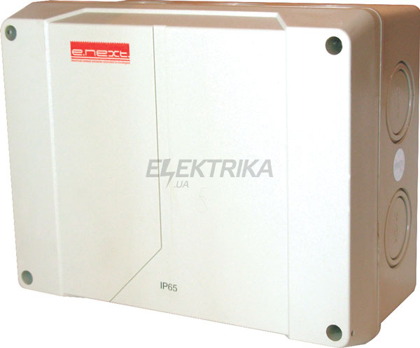 Коробка розподільна e.industrial.db.925.k, 200х160х98 з клемною колодкою