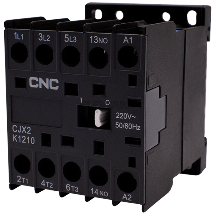 Малогабаритний контактор CNC CJX2-К-1210 5,5кВт 220В 1NO (Б00029563)