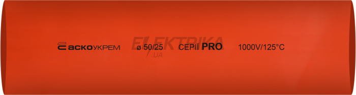 Термоусаджувальна трубка 50,0/25,0 шт. (1м) червона серії PRO(A0150040607)