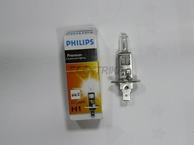 Автомобільна лампа H1 12В 55Вт P14.5S PREMIUM Блістер