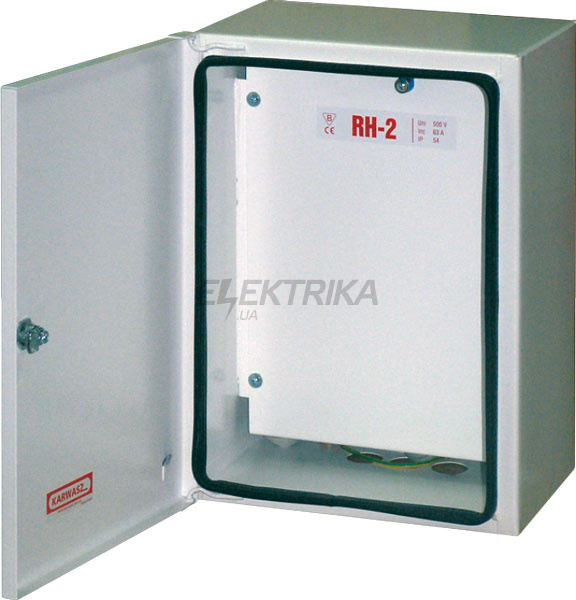 Шафа розподільна e.mbox.RH-2 мет. герметичний IP 54, 350х250х190 мм